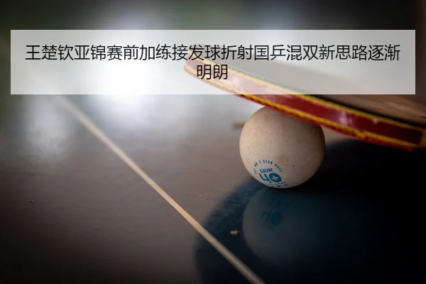 王楚钦亚锦赛前加练接发球折射国乒混双新思路逐渐明朗